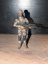 BBI Elite Force 1/18 USMC Marine Clement Parker Figure – Custom Gun Hat Backpack