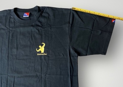 Camiseta de recuerdo Okinawa Japón Sin dolor sin músculo negra adulto XL regalo divertido nueva - Imagen 4 de 12