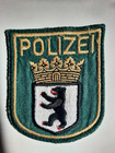 Polizeiabzeichen Berlin, grün, gestickt, Uniform, Patch, Aufnäher, Abzeichen