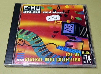 EMU Sampler EIII-X E4 ESI32 Sound Sample CD ROM Vol. 14 General MIDI Collection