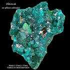 Dioptase and malachite - Kimbedi Mindouli district Brazzaville Congo