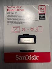 SanDisk USB 3.1 USB Type-C 256GB Ultra Dual Drive - Silver SDDDC2-256G-G46 Black