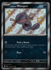 Paldean Wooper 180/091 Shiny Rare Paldean Fates Pokemon Holo Near Mint on eBay