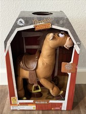 Disney Pixar Toy Story Woody's Roundup Bullseye Plush Sounds Works New Box Wear