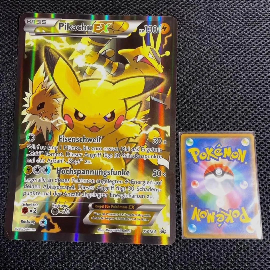 ジャンボカード ピカチュウEX XY124 ドイツ語 Pikachu Ex XY124 Jumbo Cards for sale | eBay