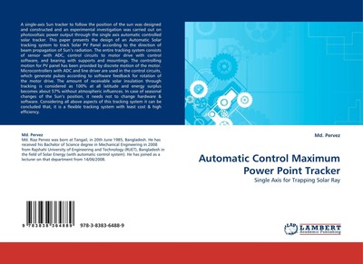 Automatic Control Maximum Power Point Tracker Md. Pervez