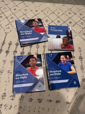 IEW Structure and Style 1B and 2B Teacher's Manuals