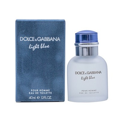 Light Blue by Dolce & Gabbana 1.3 oz EDT Cologne for Men New In Box