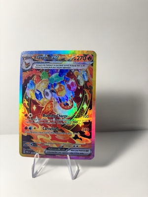 #ad Flareon ex 270HP Full Art Holo Custom Pokémon Card – $5.55