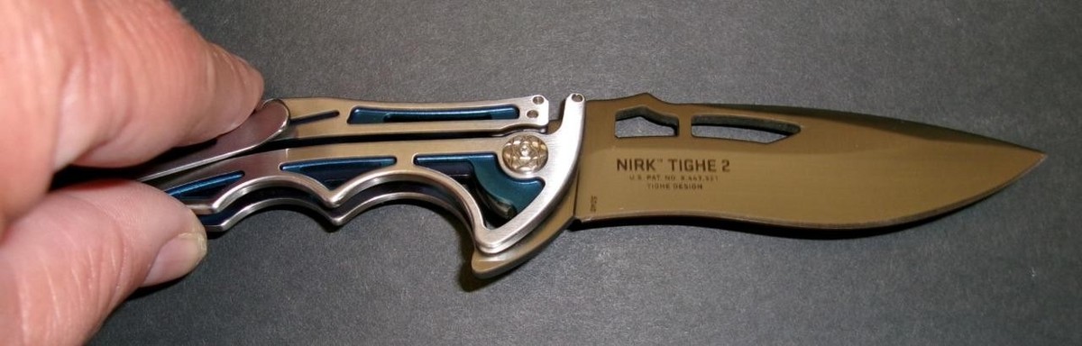 CRKT 5240 NIRK Tighe 2 Skeletonized Folding Knife AUS 8 Plain