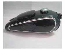 Serbatoio benzina BMW R71 alluminio verniciato nero con tappo Monza