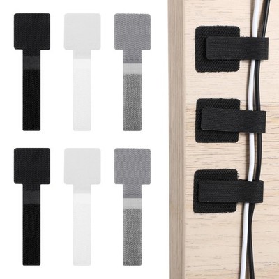 60 Pack Cable Ties Hook and Loop Reusable Hook and Loop Cable Ties Hook and Loop...