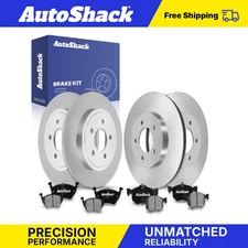 Front Rear Brake Rotors Ceramic Pads for Ford Escape Mercury Mariner 2.3L