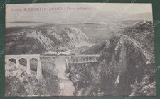 FERROVIA ASIAGO - ROCCHETTE. Ponte sull'Astico. Cartolina d'epoca viaggiata