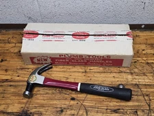 Vintage NOS Plumb 16oz Permabond Claw Hammer USA Made Fiberglass Handle FA16 Box
