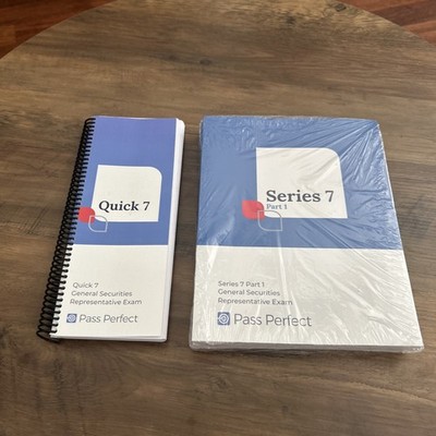 passperfect series 7 exam books and Quick 7