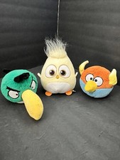 Angry Birds Lot Of 3 Plush