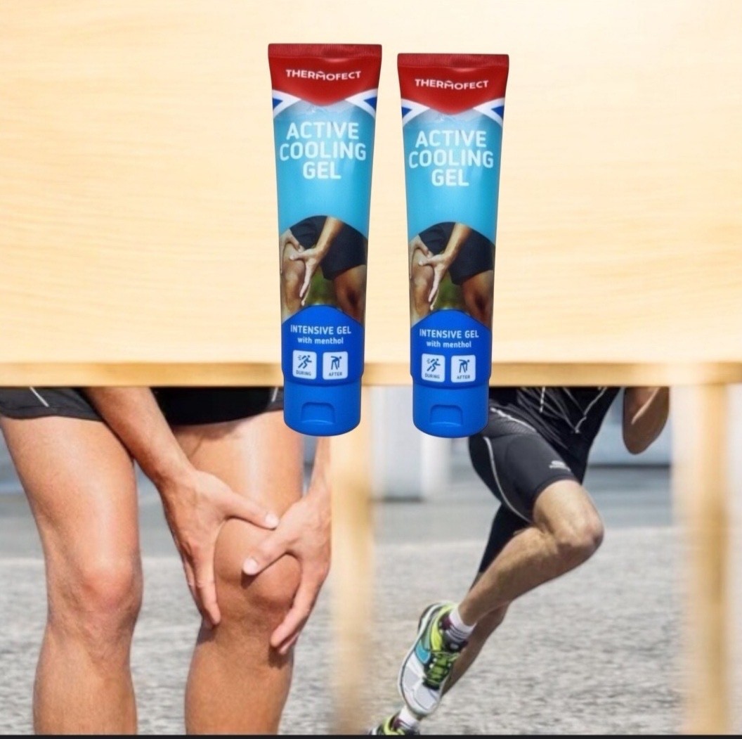Gel décontractant anti-douleurs musculaires cooling après le sport 150 ml