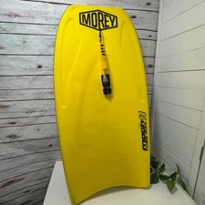 Morey Boogie Board Mach 11 Tube Rail 42" w/ Ankle Strap Hexigon Yellow Water