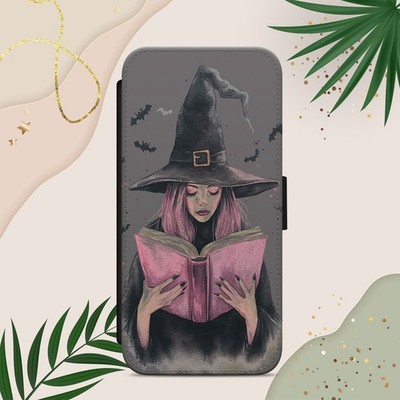 HEXE GOTHIC BOOK CLUB HANDYHÜLLE FÜR IPHONE SAMSUNG PIXEL FLIP WALLET