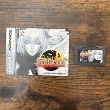 Castlevania: Aria of Sorrow (Nintendo Gameboy Advance GBA) Manual & Cart Only