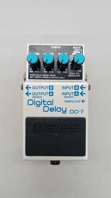 Boss DD7 Digital Delay Pedal Effekpedal für Gitarre gebrauchsfertig authentisch