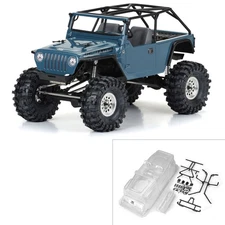 Pro-Line Racing 2004 Jeep LJ Clear Body with Trail Cage & Scale Molded