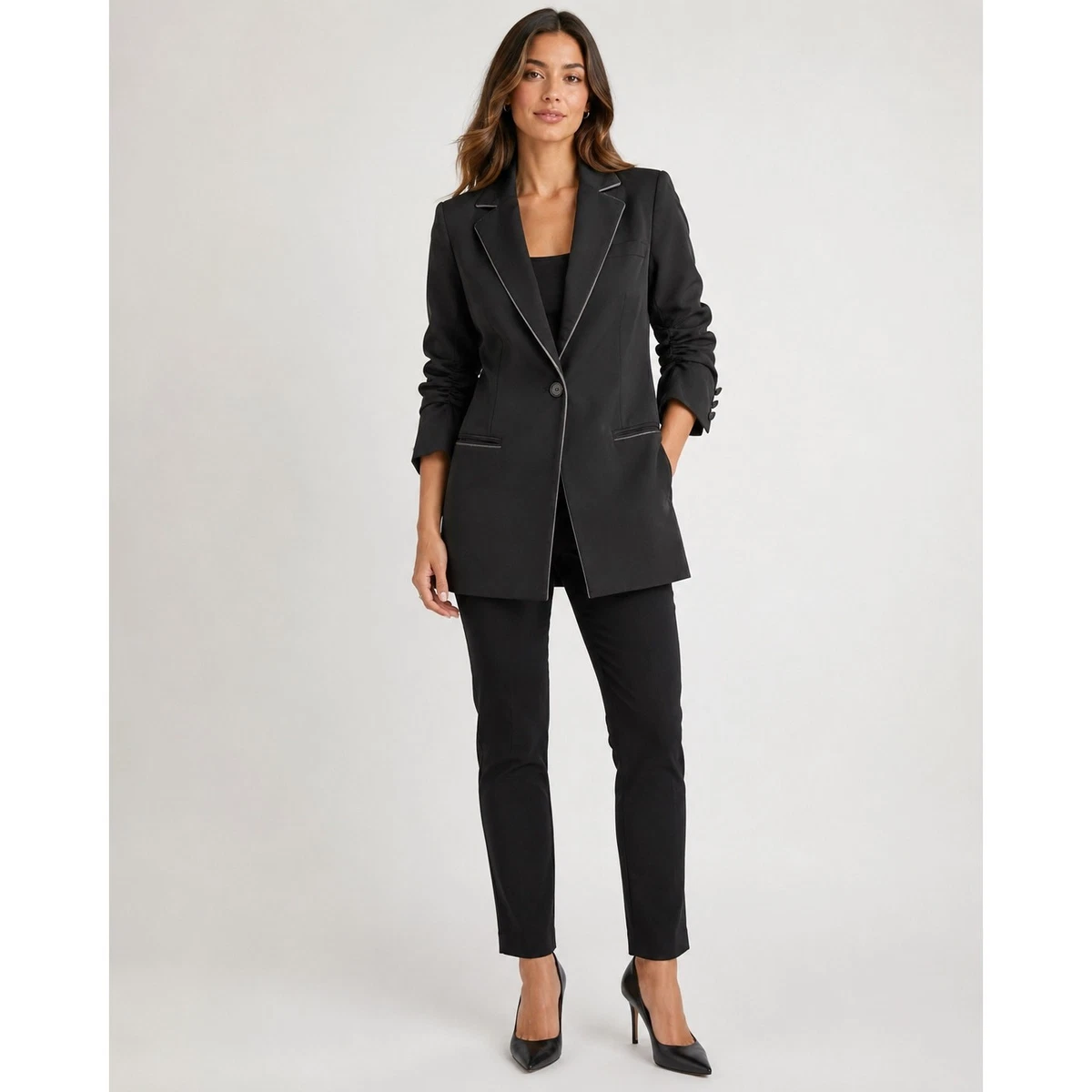 Elizabeth and James ウールロングコート XS 　グレー Elizabeth and James Coats, Jackets & Vests for Women for sale | eBay