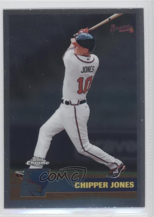 2011 Topps Chrome Vintage Chrome Chipper Jones #VC2 HOF 0b5