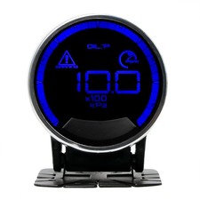 60mm Lcd Digital 7color Oil Press Gauge Meter 0-10 Kpa Wsensor 18npt Universal