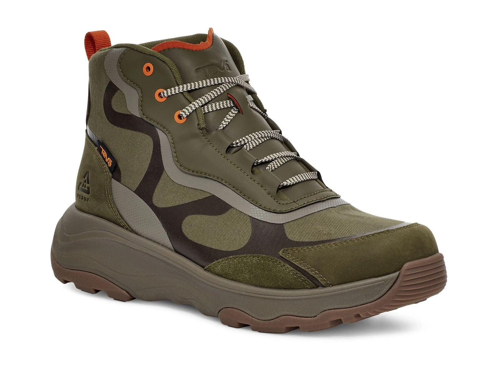 Teva Geotrecca RP Men's Hiking Boots, Dark Olive/Desert Taupe, M12