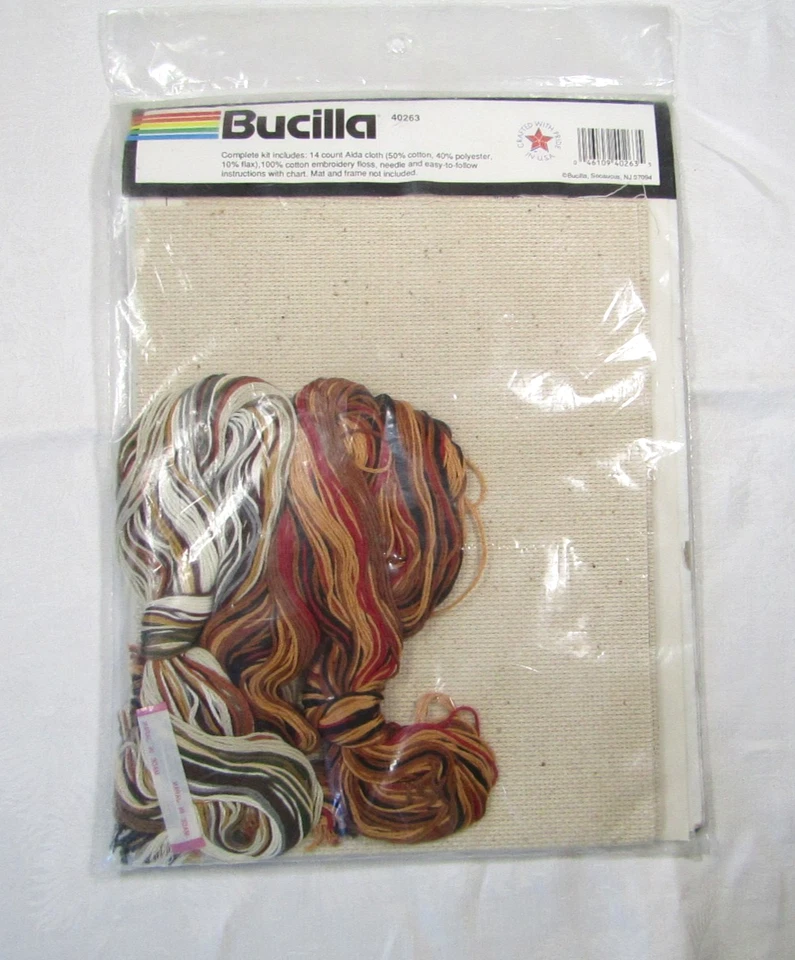 Bucilla Counted Cross Stitch Kit 40263 Hunting Gear Man Cave 12x20 - Sealed Pkg. - Image 3 of 4
