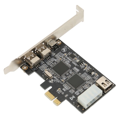 Firewire Adapter Card PCIEx1 To Four Port IEEE 1394A Adapter Riser Card For BEA - Photo 8/12