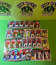 (29) ARIZONA DIAMONDBACKS JORDAN LAWLAR ROOKIE CARD LOT* BOWMAN ROTY FAVORITES