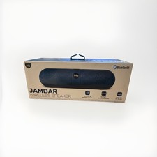 iHip Jambar Portable Speaker Bluetooth Blue Answer Calls 30ft Durable 2hr Music