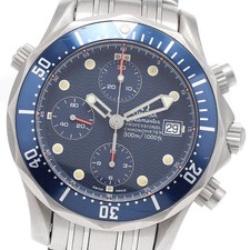 Orologio Uomo Automatico Omega Seamaster300 2298.80 Cronografo Quadrante Navy_872448
