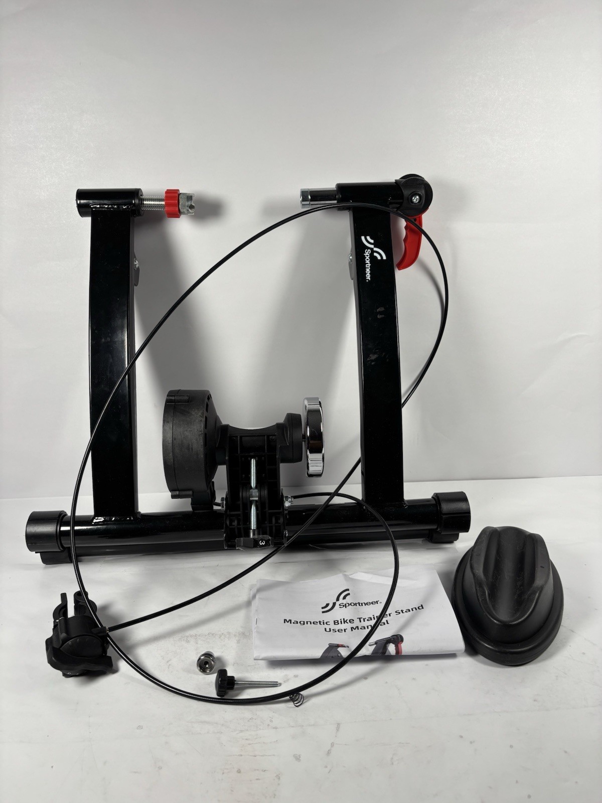 Sportneer Bike Trainer - Magnetic Stationary Bike Stand for 26-28" & 700C Wheels