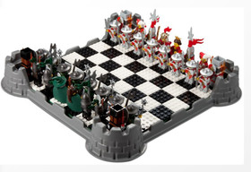 **New Sealed** Rare Lego 853373 Kingdoms Chess Set Retired
