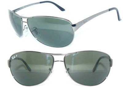 RAY BAN SONNENBRILLE GRAU GRÜN RB 3342 WARRIOR FLIGHT 3343 BRILLE 3387 ETUI NEU
