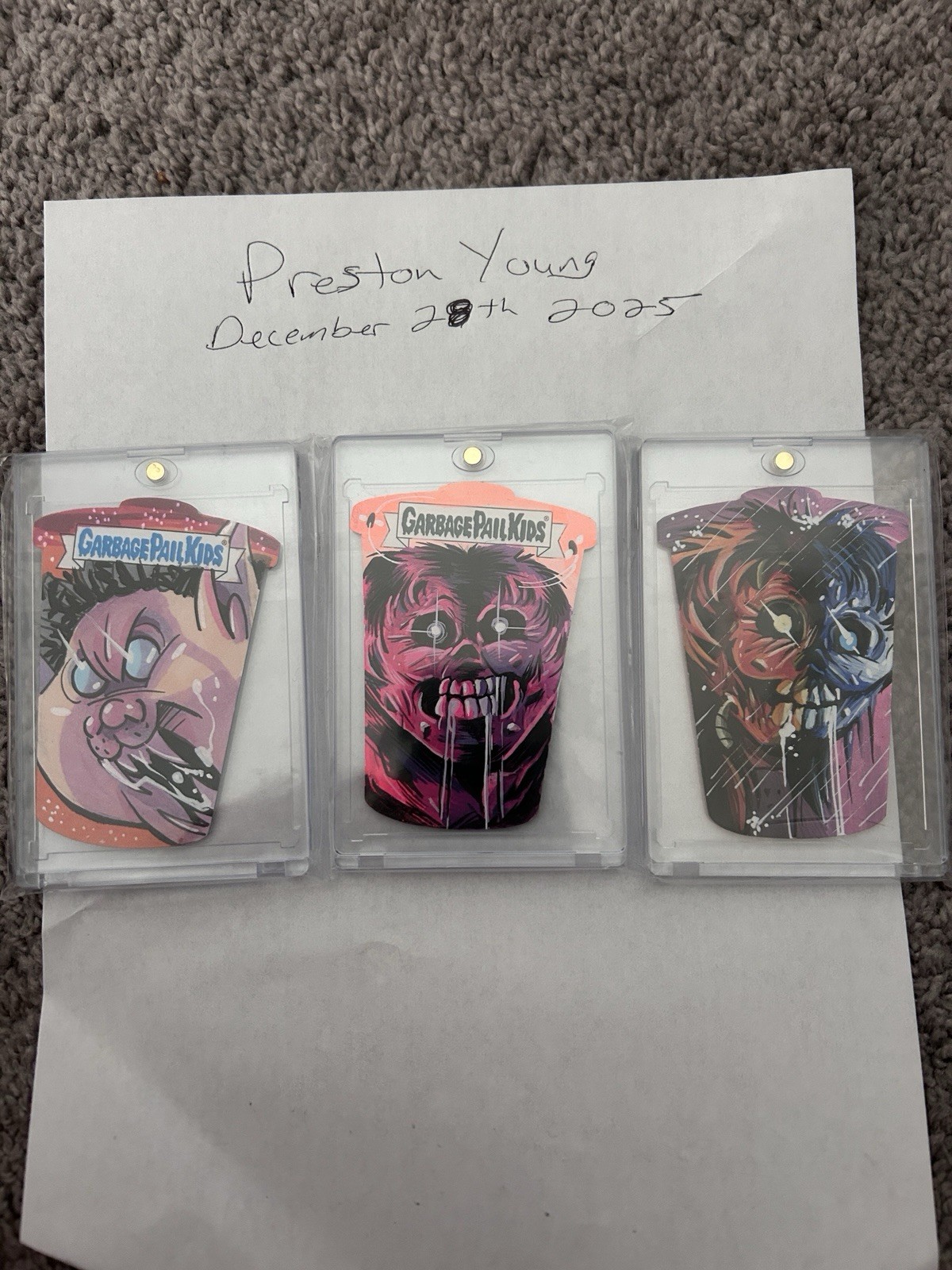Garbage Pail Kids Sketch Cards