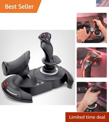Thrustmaster T-Flight Hotas X: Ergonomic Flight Joystick & Throttle with 12 B...