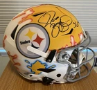 Pittsburgh Steelers Signed Jerome Bettis Custom SpeedFlex Helmet Beckett COA