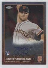 2015 Topps Chrome Rookie Auto Hunter Strickland #AR-HS Auto 0re5