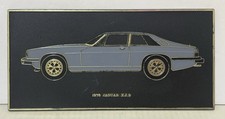 Vintage 1976 Jaguar XJ S car SIGN - Leyland Cars, Oxford England - RARE