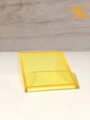 LEGO vintage Auvent/pare-brise - 4474 Trans-Yellow/jaune translucide - Photo 1/4