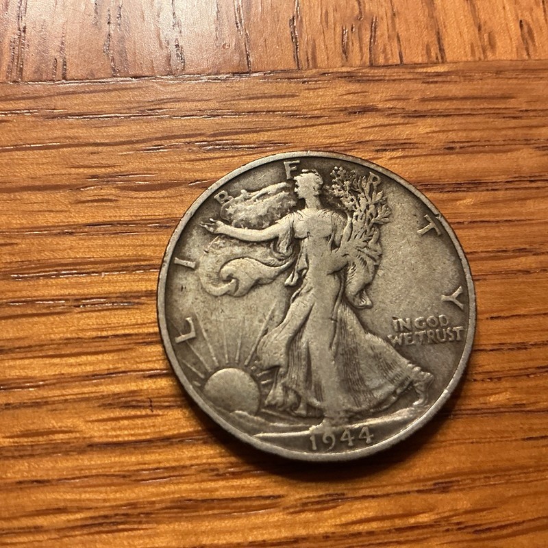 1944 S Walking Liberty Half Dollar