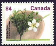 Canada sc#1371 Fruit Trees : Stanley Plum, Mint-NH