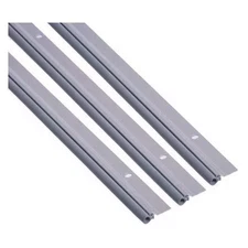 National Guard 160V-48"X84 Door Weatherstripping, 7 Ft L, Vinyl Insert, Black,