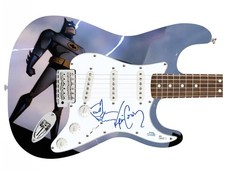 Kevin Conroy Batman Sketch Signed Autographed Custom Graphics Photo Guitar ACOA
