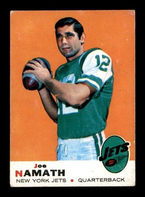 1969 Topps #100 Joe Namath   VGEX X3334805